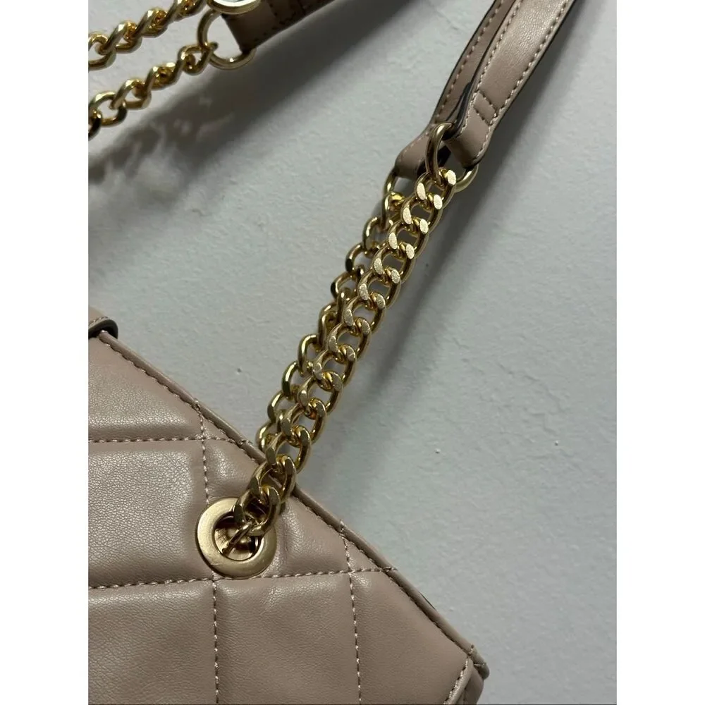 ALDO Quilted Shoulder Tote | Gold Chain Business Casual Handbag
